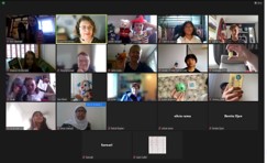 Picture of online meeting